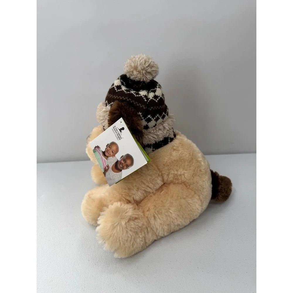 Hugfun St Jude Aiden Puppy Dog Plush Winter Hat Scarf 2017 Holiday Tan Brown 12